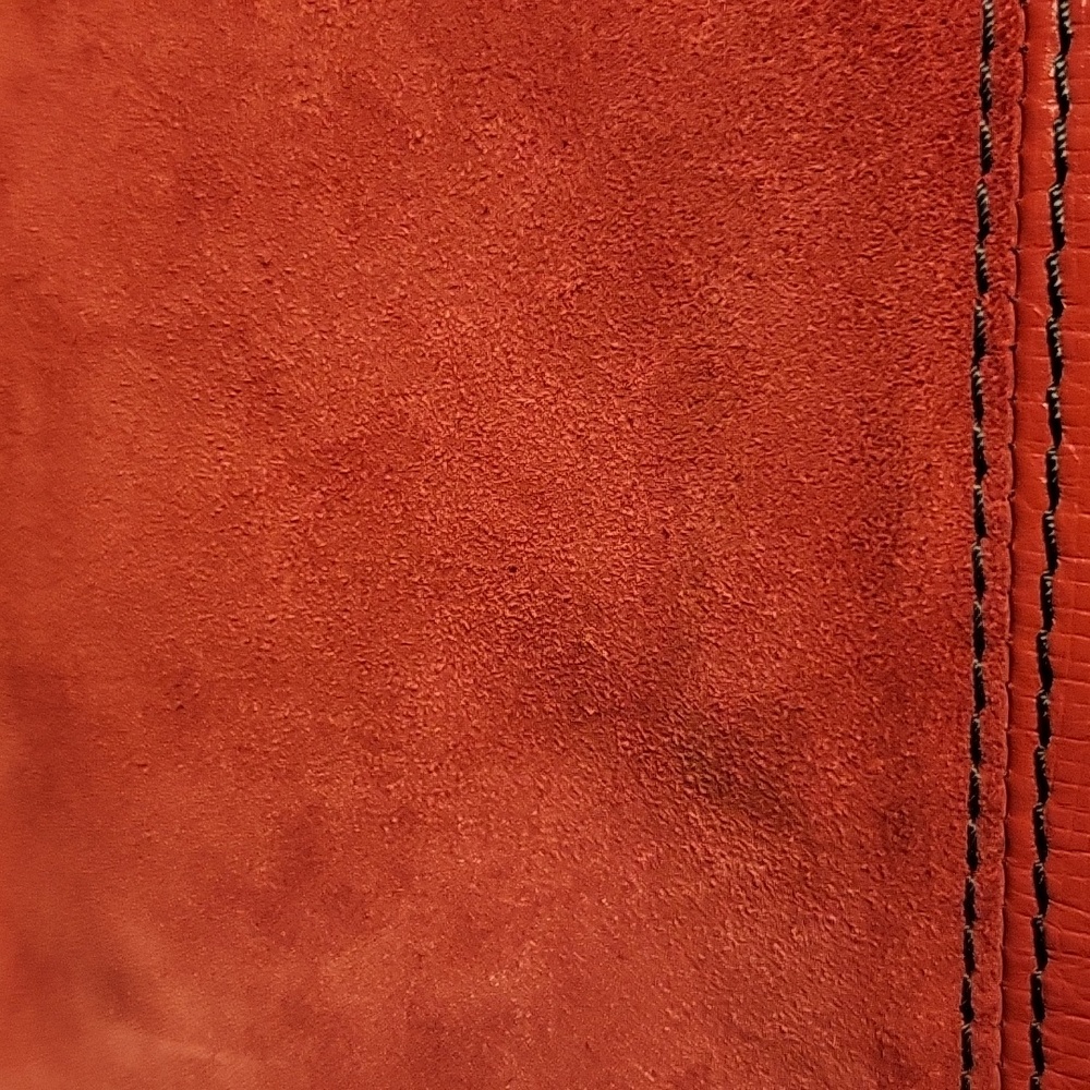 OrYany Red Suede and Leather Satchel - Picture 14 of 14